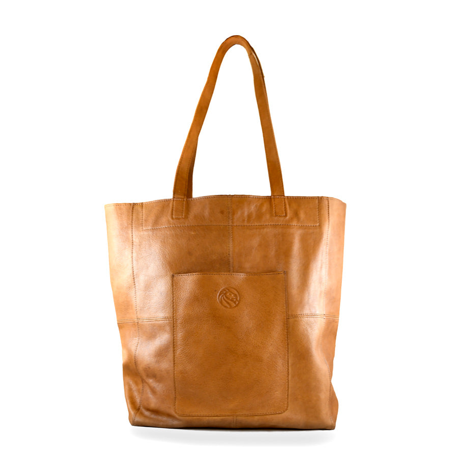 NYPL Leather Tote Bag