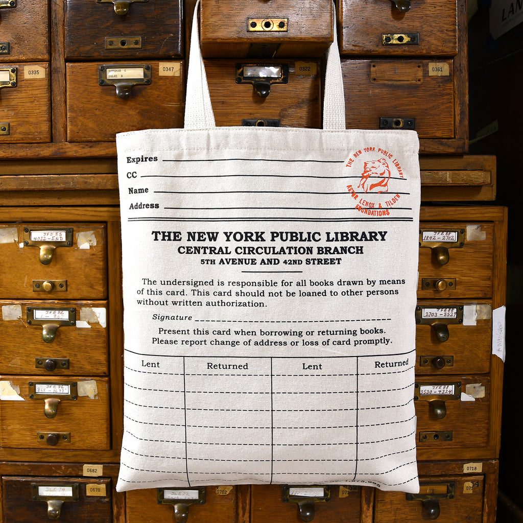 NYPL Library Card Tote Bag