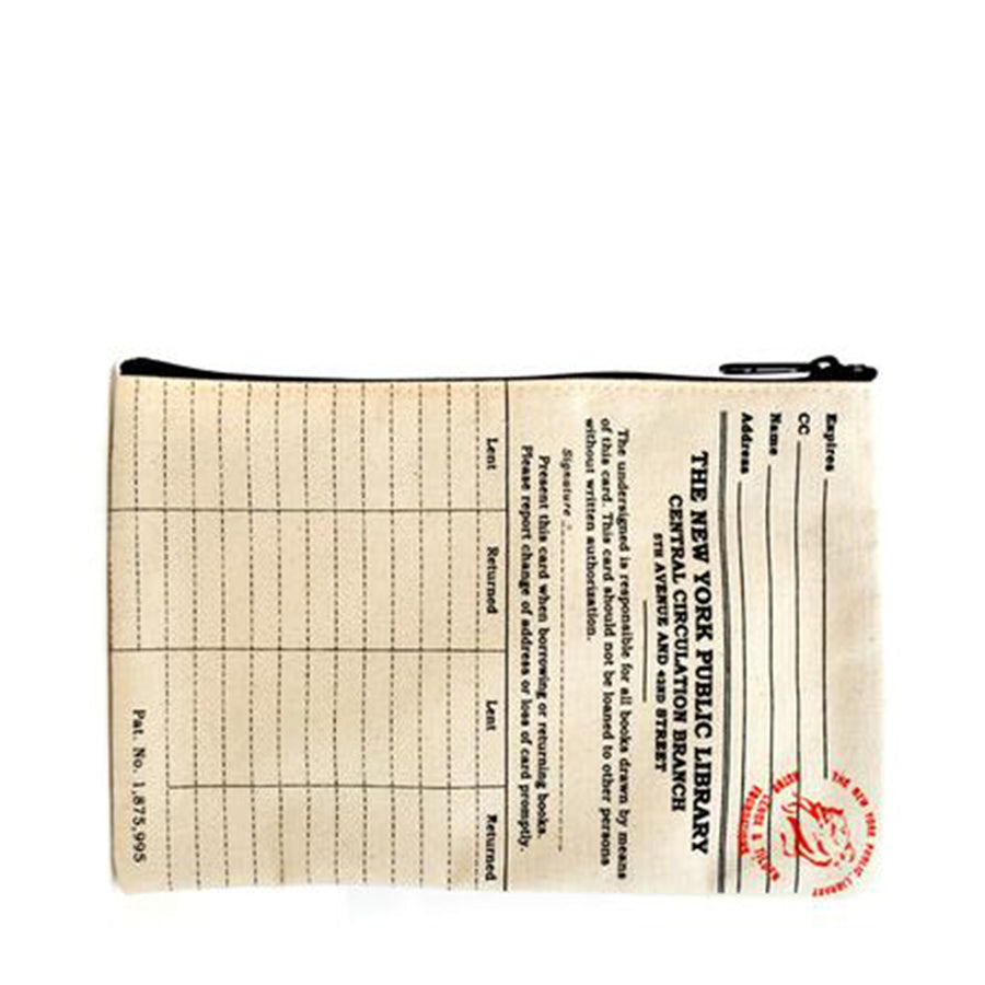 NYPL Library Card Pouch | The New York Public Library Shop