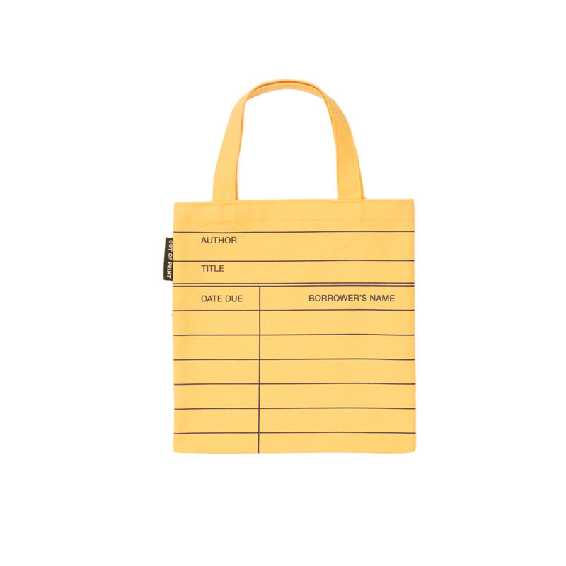 Library Card (Yellow) Kid's Tote Bag