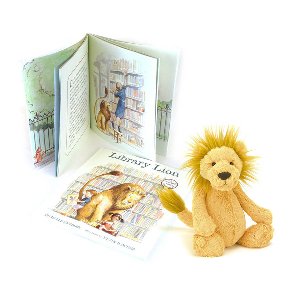 Library Lion Book + Plush Set - The New York Public Library Shop
