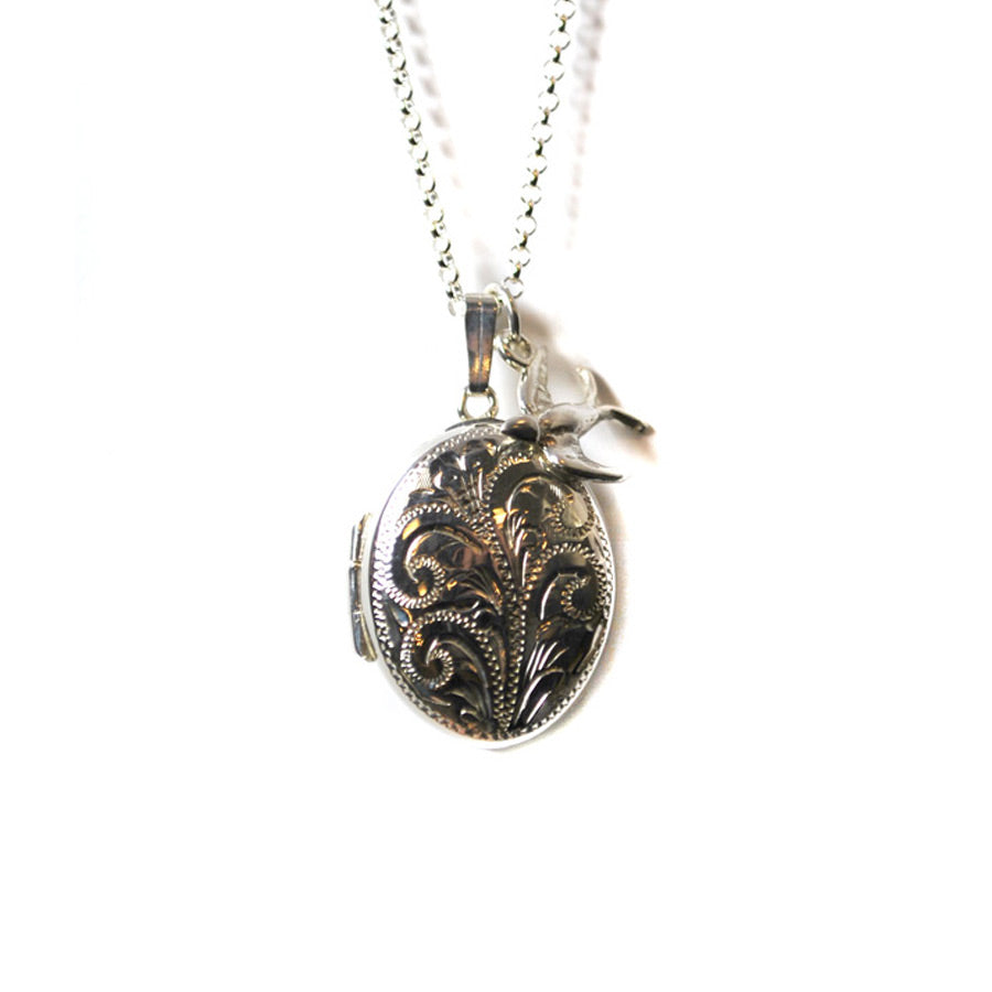 Engraved Locket Necklace - The New York Public Library Shop