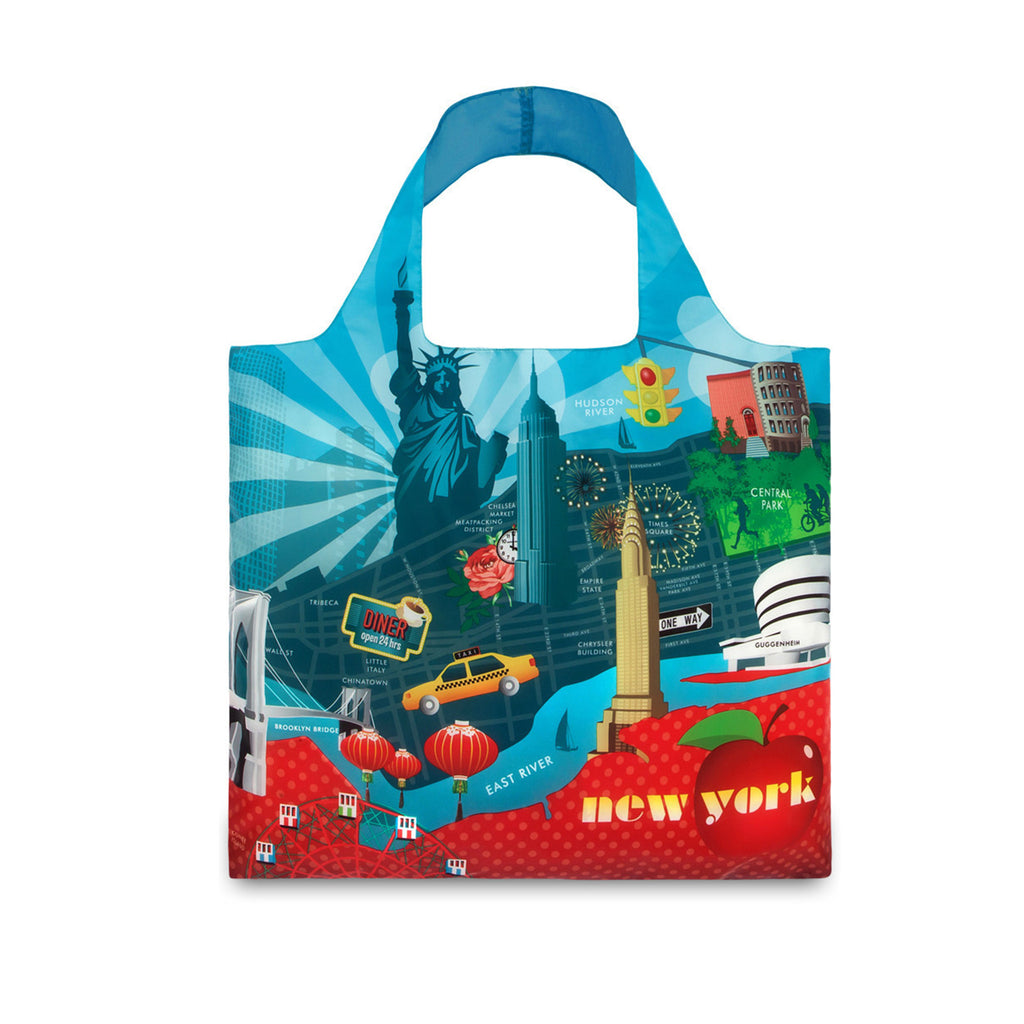 New York City Foldable Tote Bag - The New York Public Library Shop