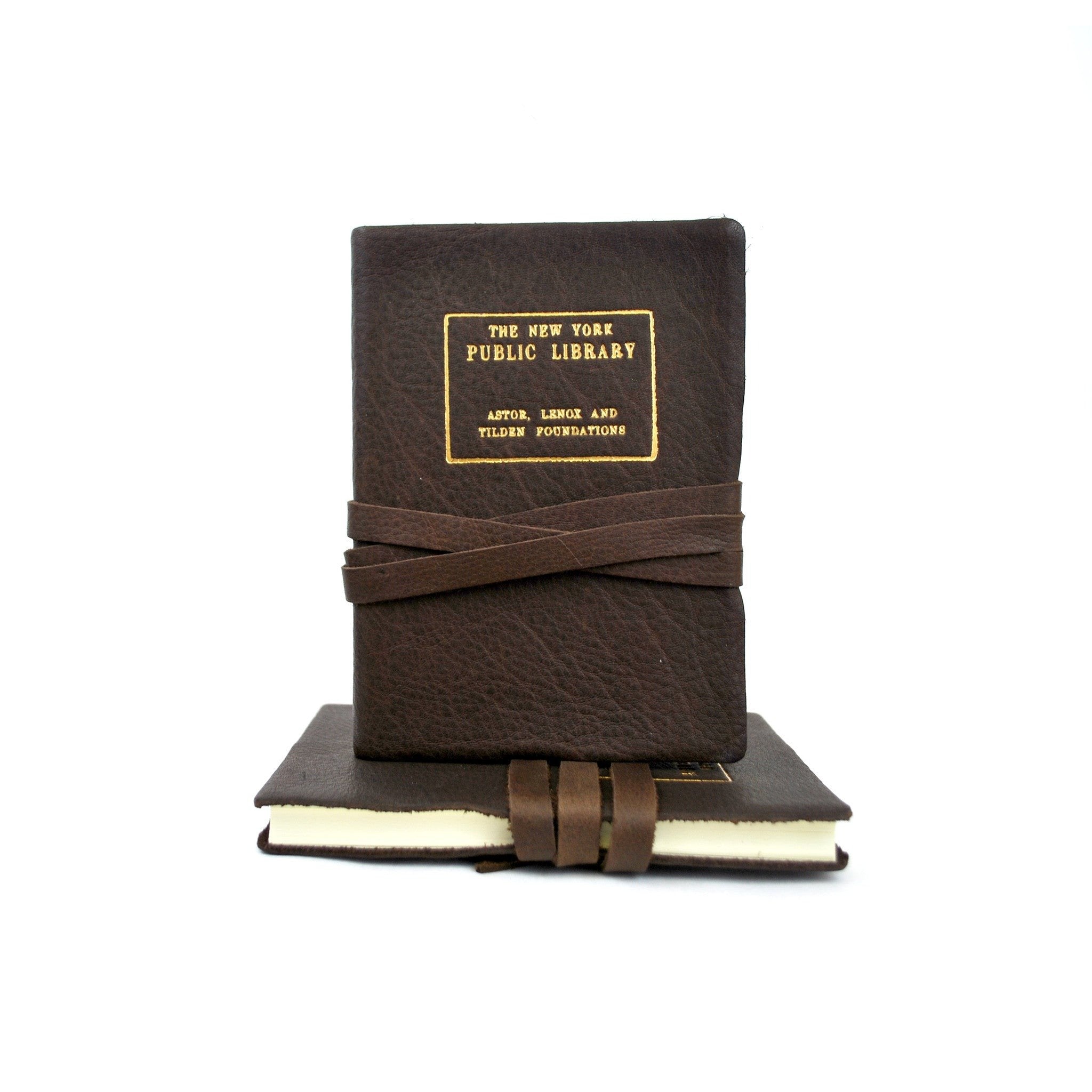 Leather NYPL Stamp Journal