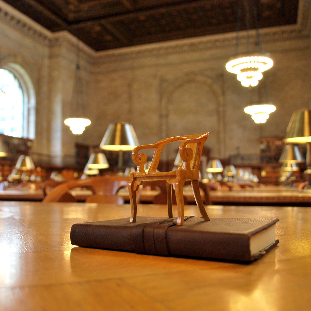 Rose Main Reading Room Miniature Chair - The New York Public Library Shop