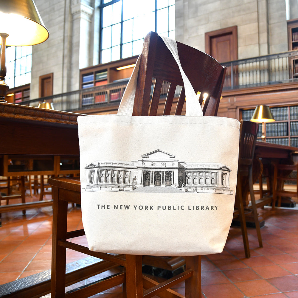 NYPL Building Tote Bag | The New York Public Library Shop