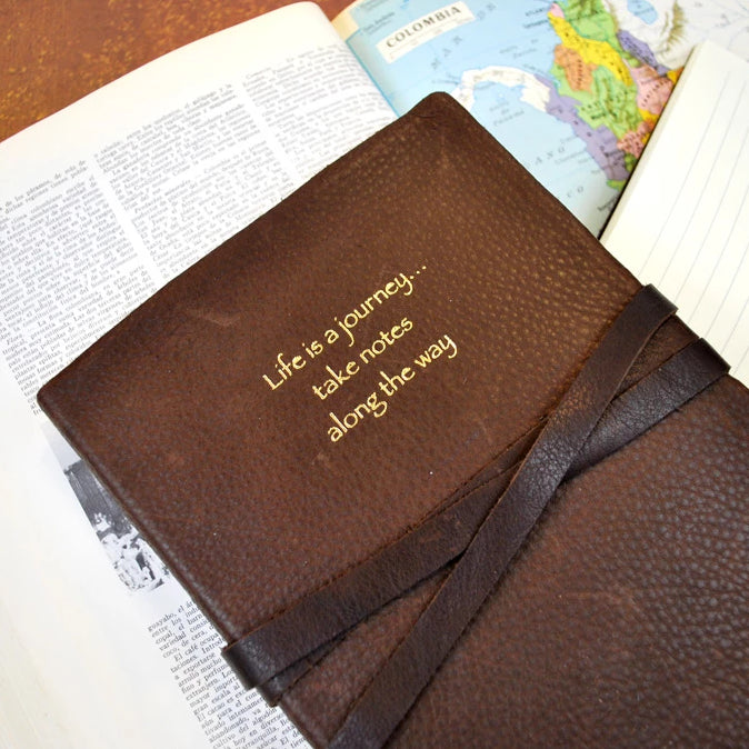 Life is a Journey Leather Journal - The New York Public Library Shop