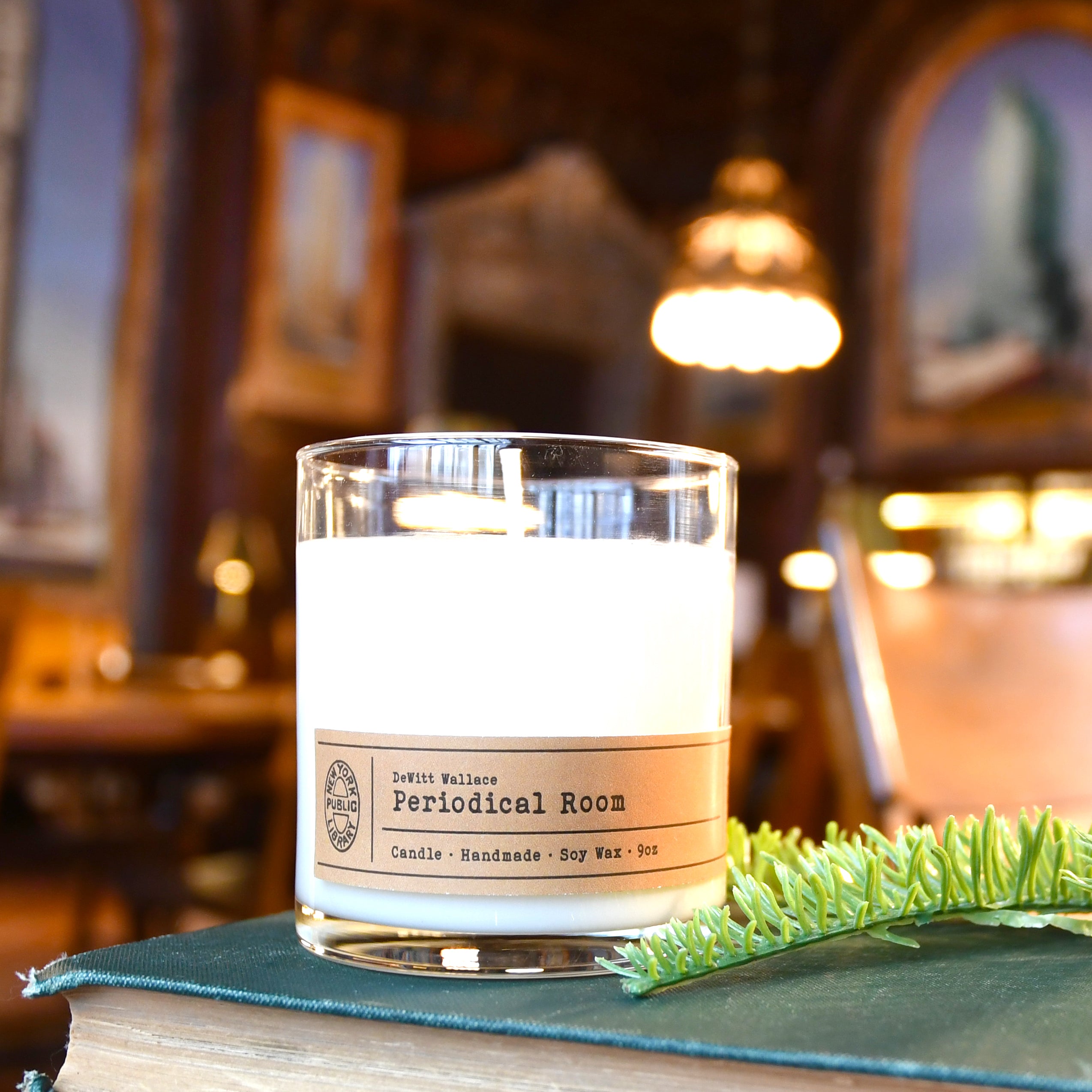 NYPL Periodical Room Candle | The New York Public Library Shop