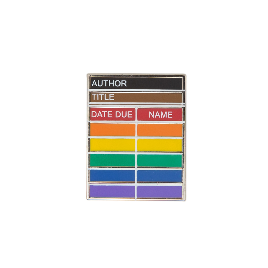 Library Card Pride Pin | The New York Public Library Shop