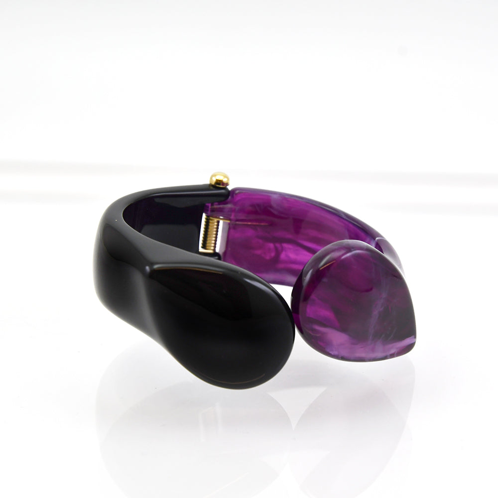 Black & Violet Click Bracelet
