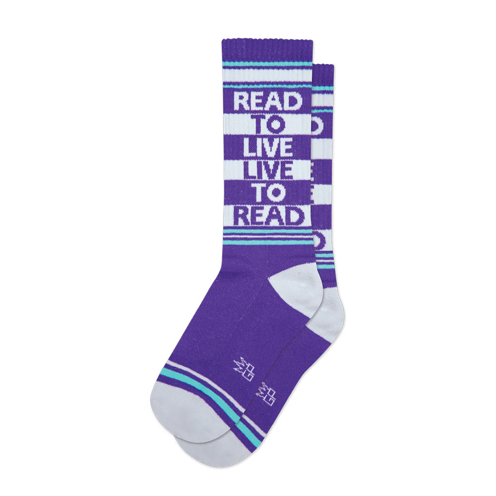Read to Live, Live to Read Socks