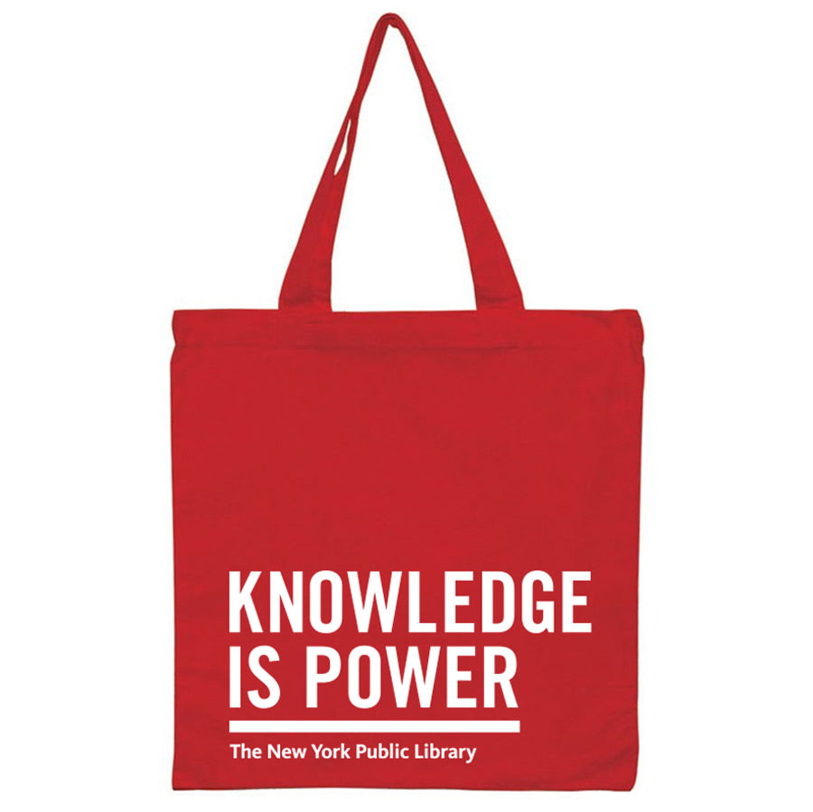 NYPL Knowledge Is Power Tote Bag | The New York Public Library Shop