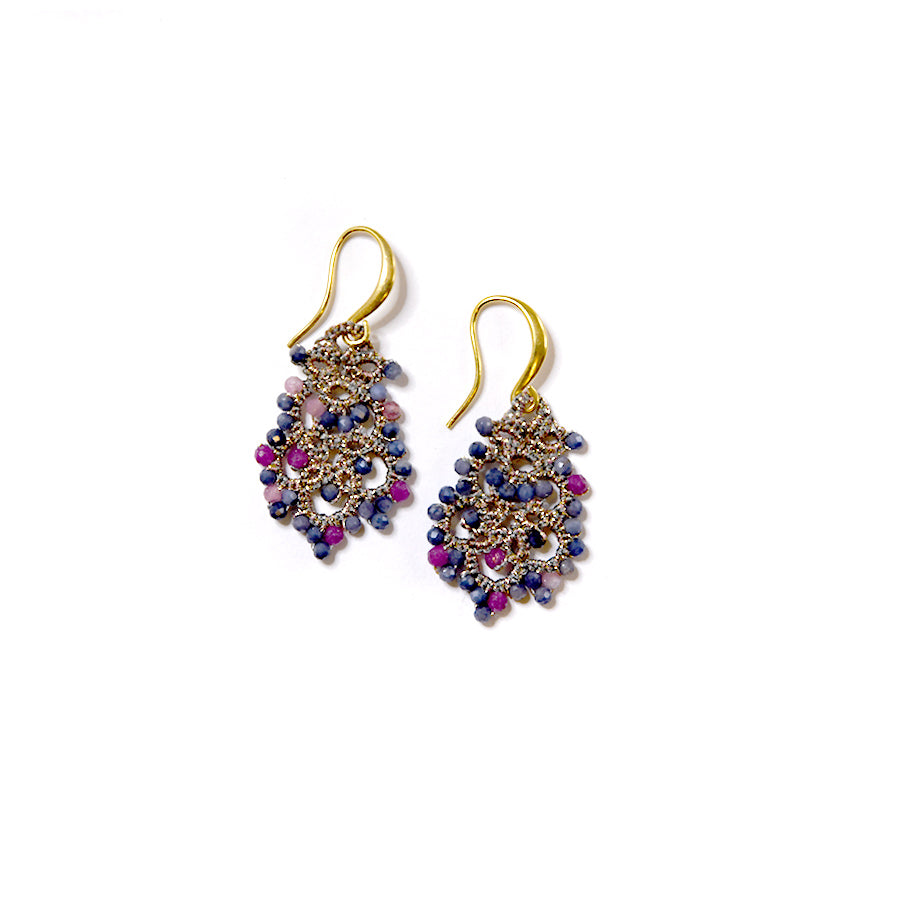 Lace Earrings: Donna in Tourmaline