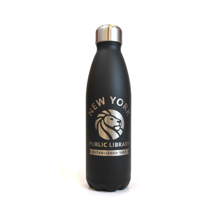 NYPL Stainless Steel Water Bottle - The New York Public Library Shop