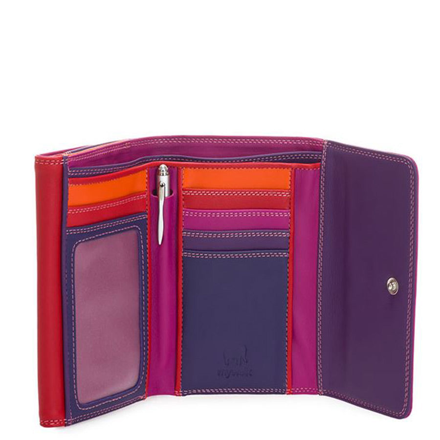 Double Flap Purse / Wallet: Sangria Mywalit - The New York Public Library Shop