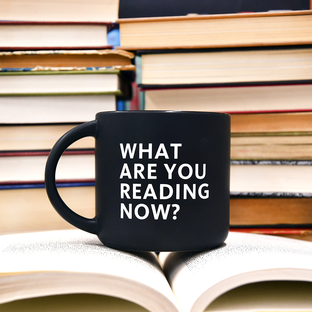 NYPL 'What Are You Reading Now?' Quote Mug