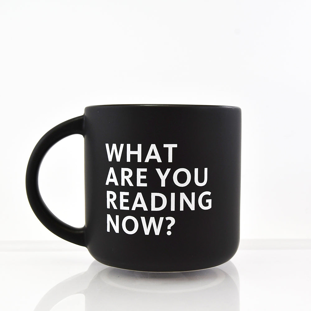 NYPL 'What Are You Reading Now?' Quote Mug